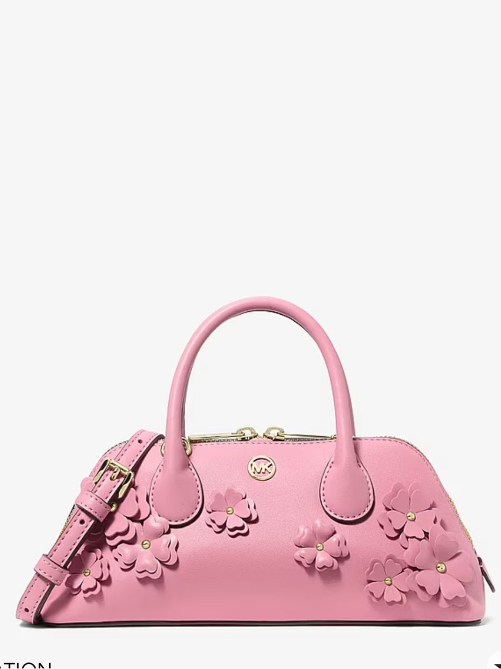 MICHAEL KORS Petra Small Floral Embellished Crossbody Bag
Carnation 
NWT
